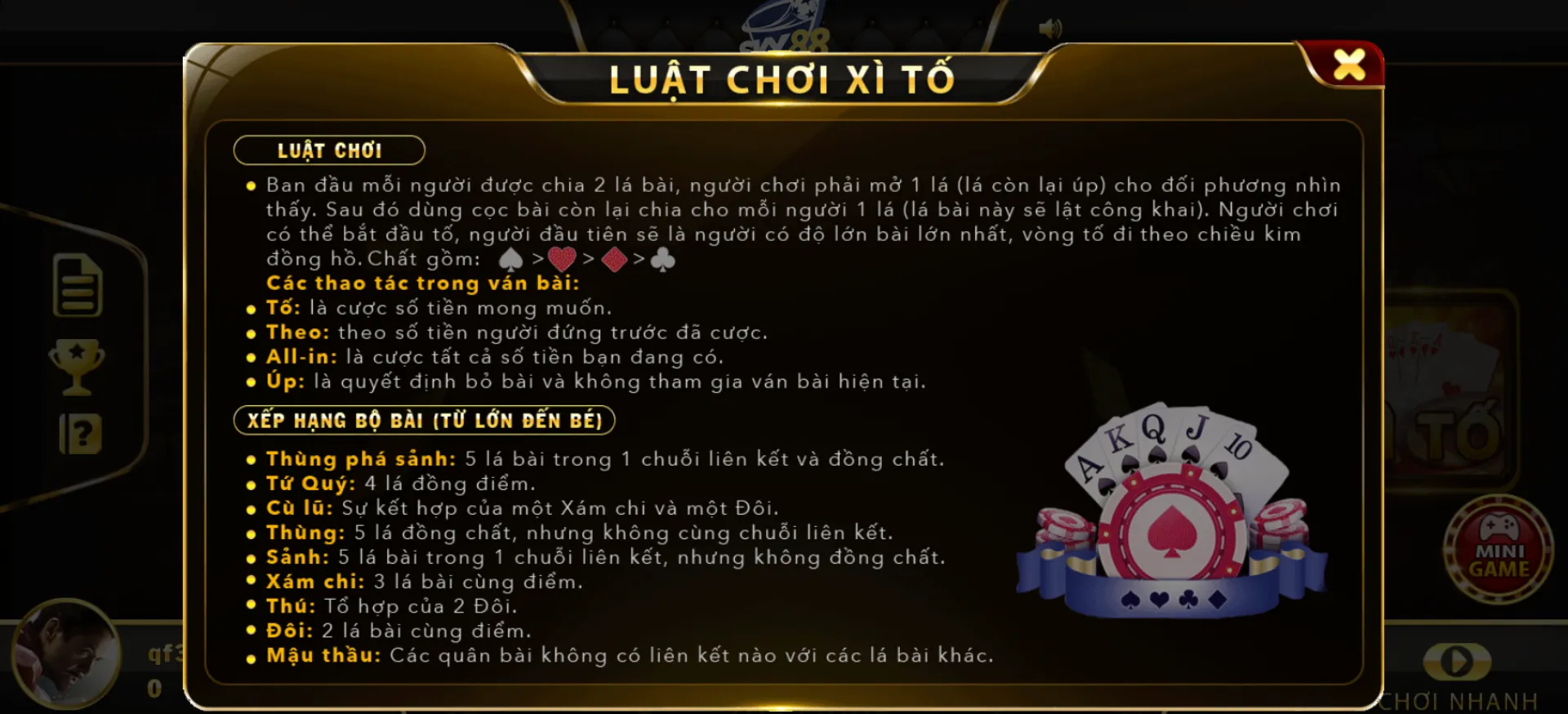 Tìm hiểu luật game bài Xì Tố thú vị 